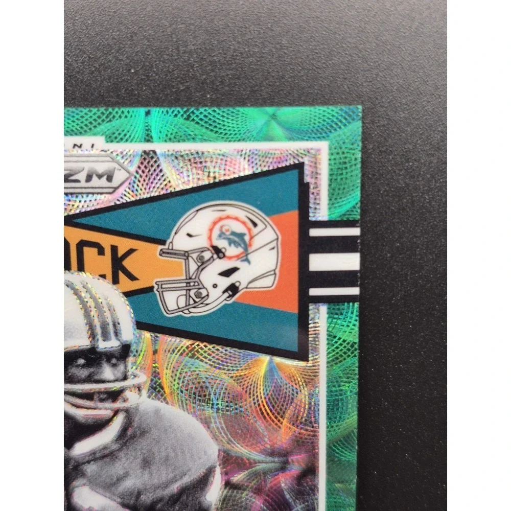 2025 Panini Prizm Paul‎ Warfield #FLA-PWD Flashback Auto Green Scope Prizm /75